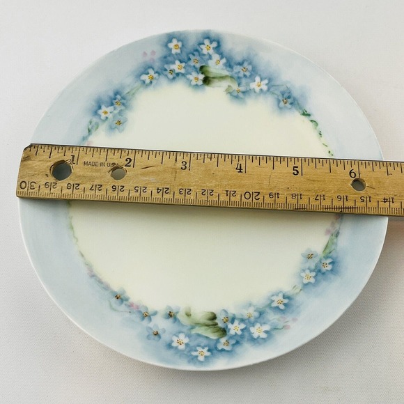 Floral Blue and White Decorative Wall Plate - Picture 6 of 6